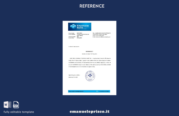 stile verificato Modello di riferimento bancario Nigeria Keystone